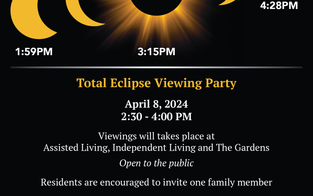 Total Eclipse of the Sun- Viewing Party!